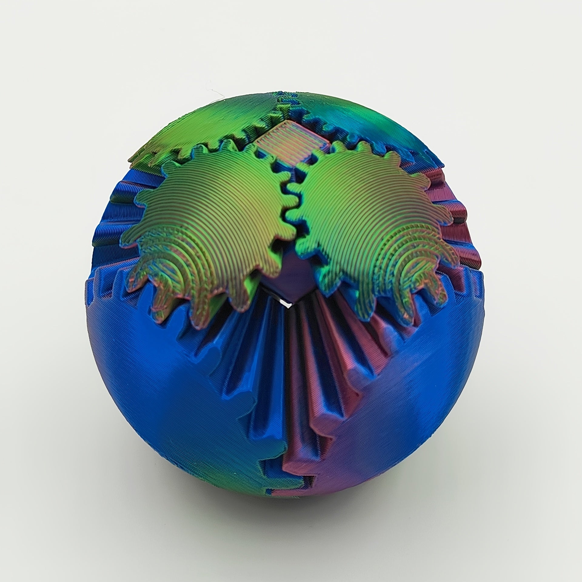 Colorful Flexible Gear Ball Model with Gradient