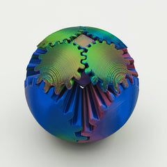 Colorful Flexible Gear Ball Model with Gradient