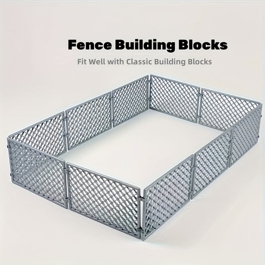Classic Farm Fence Bricks Parts DIY Military Nets Building Blocks