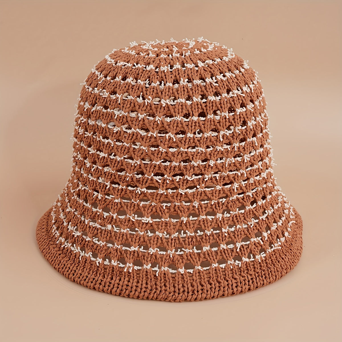 Woolen Plaid Fisherman Hat Autumn Winter All-match Bucket Hat