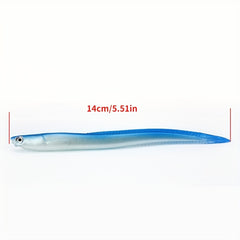 1pc 6 3g Long Tail Soft Fishing Lure 5 51inch 0 22oz Bionic PVC Wobbler Bait