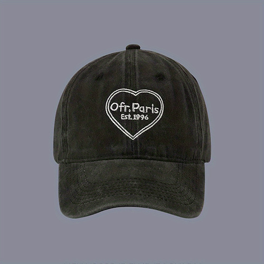 Love Letter Embroidered Dad Hat Baseball Cap Washed Distressed