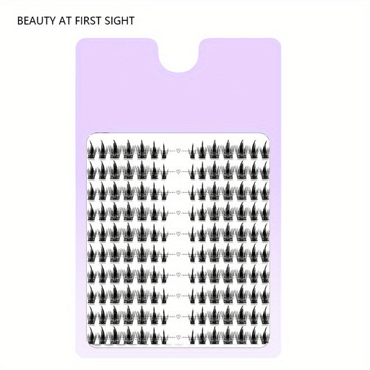 False Eyelashes Segmented Self Adhesive Lashes Mixed Style