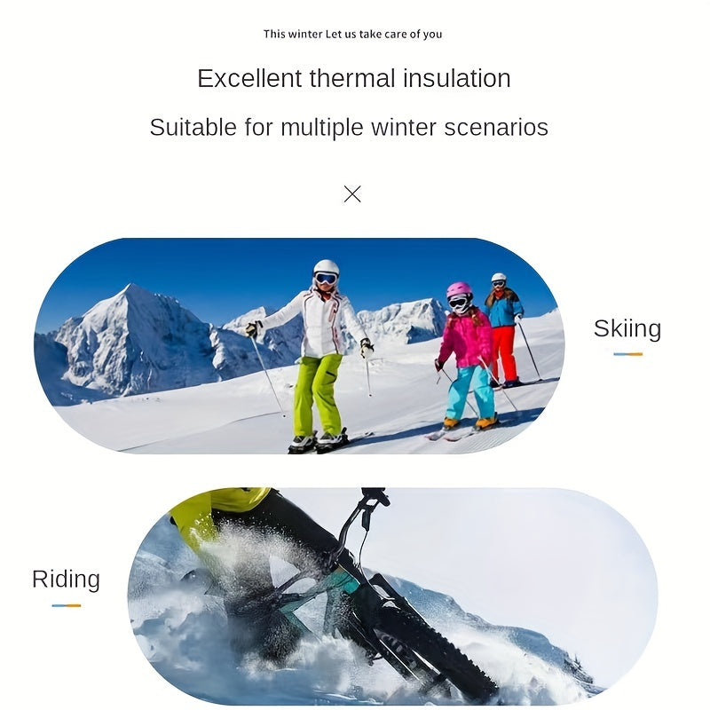 Waterproof Touch Screen Non slip Plus Velvet Windproof Warm Gloves