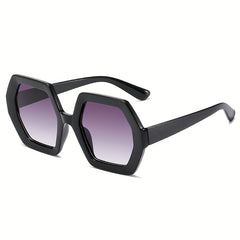 Y2K Geometric Sunglasses Kpop Jelly Gradient Glasses UV400