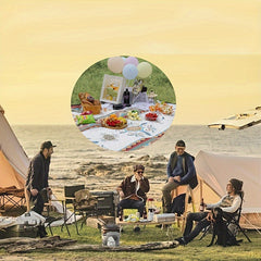 Portable Waterproof Picnic Blanket Foldable Machine Washable Mat