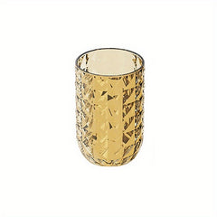 Portable Diamond Rinse Cup and Toothbrush Set