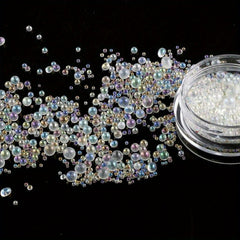 1000pcs Transparent Bubble Beads Epoxy Loose Beads for DIY Jewelry Making