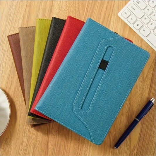 Custom Engraved A5 Retro Style Notebook with Pen Slot