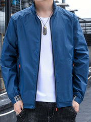 Stylish Sun Protection Hooded Jacket For Men