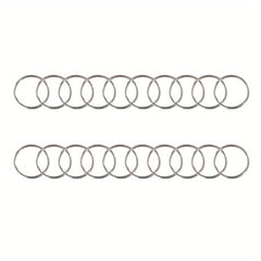 20 50 100pcs Silver Keychain DIY Key Ring Jewelry Accessories Split Ring
