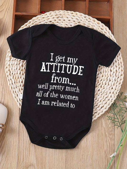 Baby Girls Casual Slogan Graphic Print Onesie