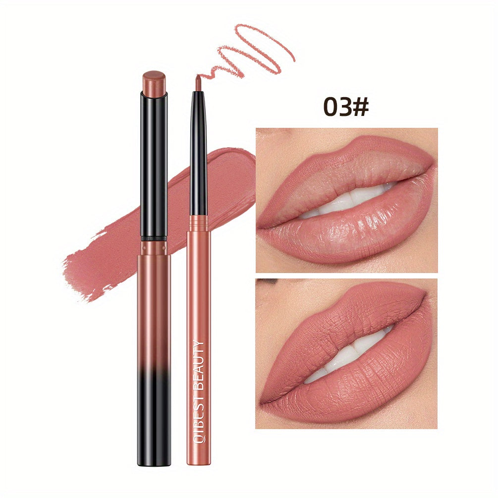 Matte Lip Liner Pencil Lipstick Set Colorfast Waterproof Nude Lip Liner