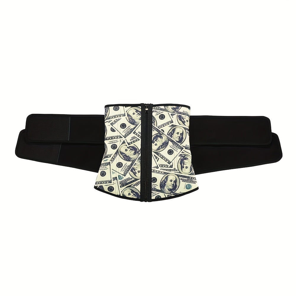 Waist Trainer Tummy Wrap Zipper Tummy Control Slim Girdle Belt