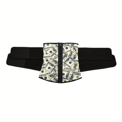 Waist Trainer Tummy Wrap Zipper Tummy Control Slim Girdle Belt