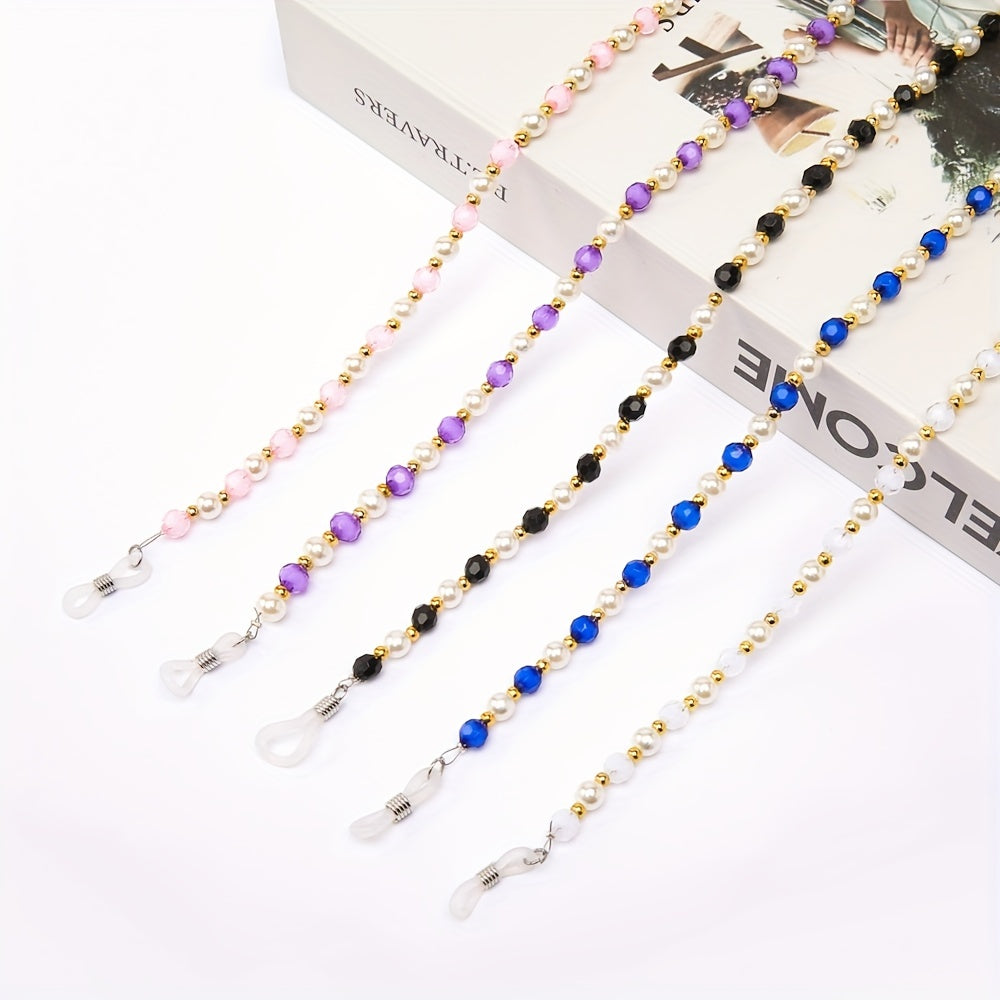 Vintage Beaded Glasses Chain Eyewear Retainer