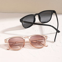 Square Sunglasses Anti Glare UV400 Sun Shades Glasses for Driving Beach Travel