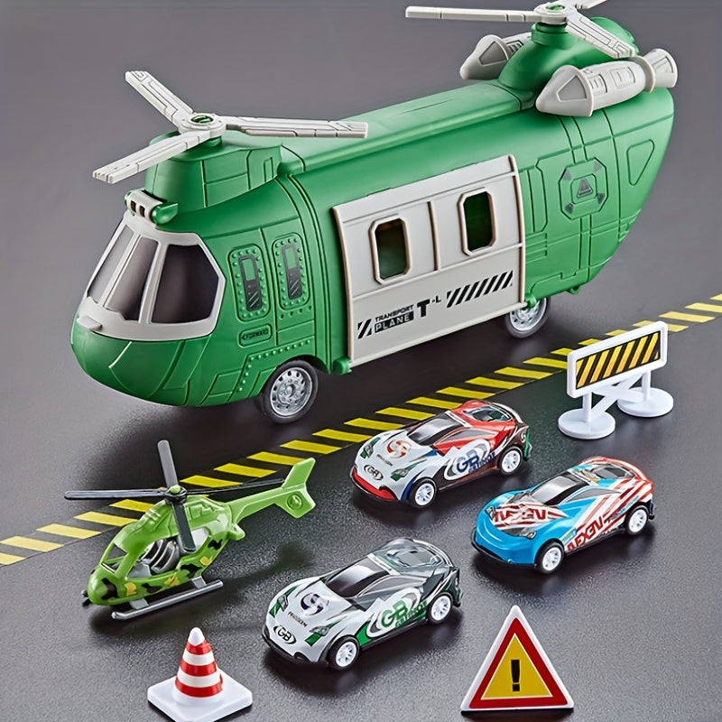 Multifunctional Helicopter Model Toy with Storage and Ejection Mechanism