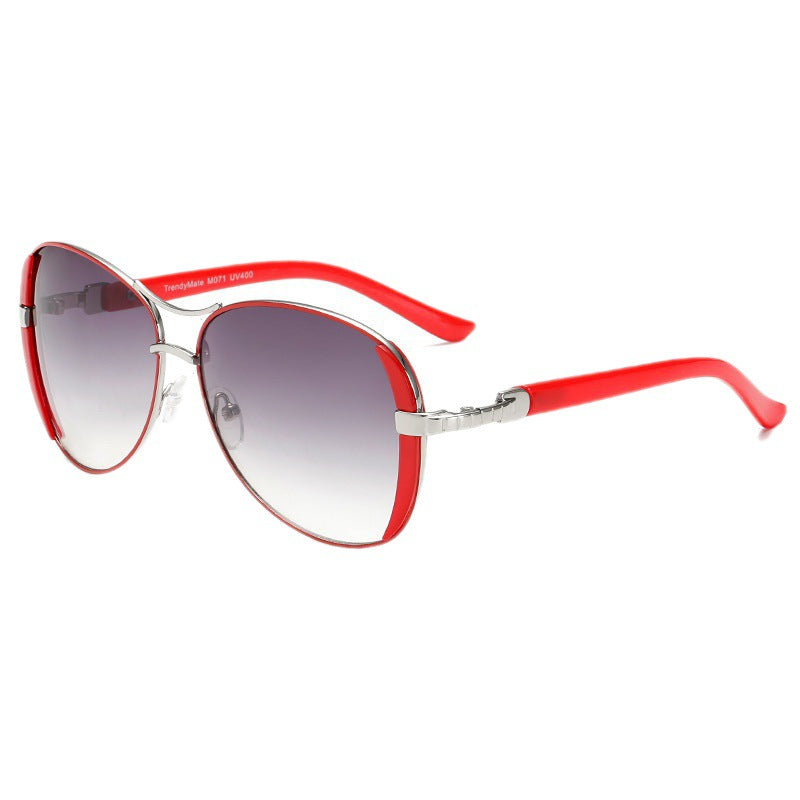Vintage Ladies Oversized Sunglasses Women Sun Protection Lenses