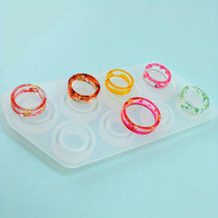 7 Sizes Ring Silicone Mold DIY Circle Epoxy Resin Mold Jewelry Casting Mold