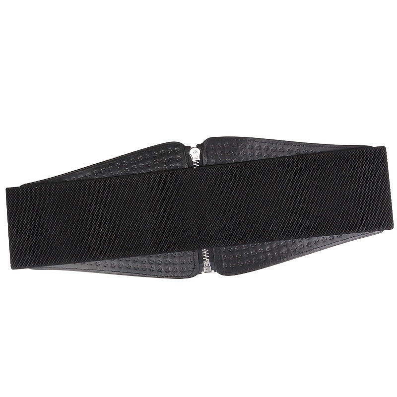 Wide Elastic Studded Belt Female Waist Gothic Plus Size Stretch