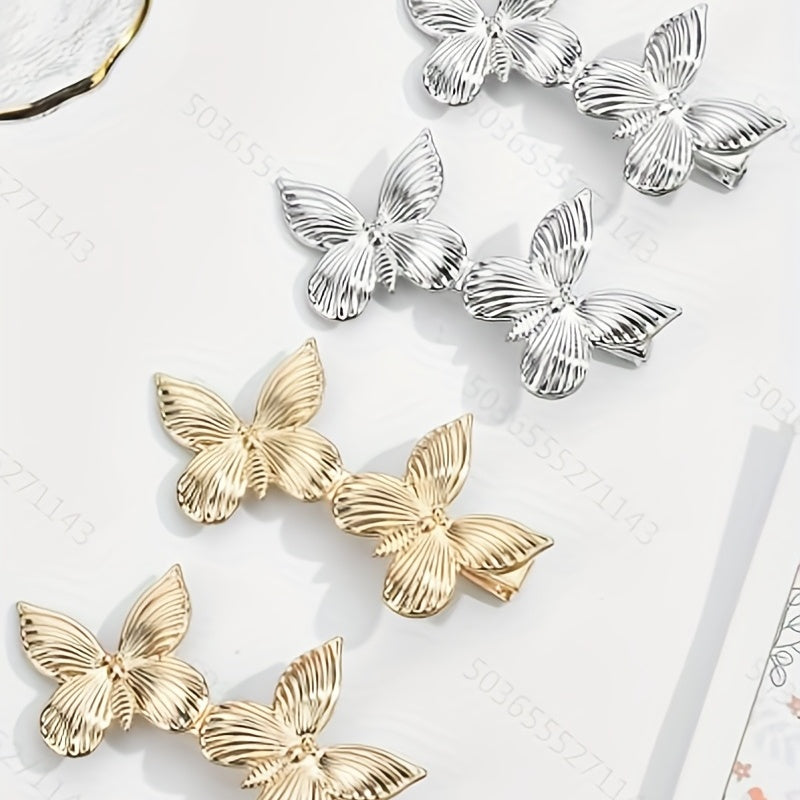 Sweet Butterfly Decoration Duck Billed Clip Hair Accessory