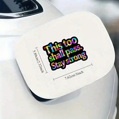 Stay Strong Vibrant Purpose Stickers for Devices