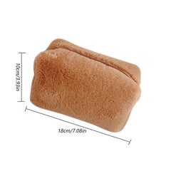 Plush Makeup Bag Large Capacity Soft Travel Cosmetic Bag