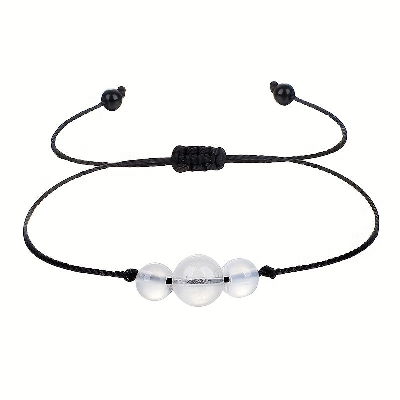 Colorful Energy Stone Yoga Crystal Stone Beaded Bracelet Chakra Amethyst Garnet