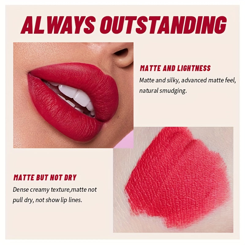 Long Lasting Nude Pink Matte Lipstick Set