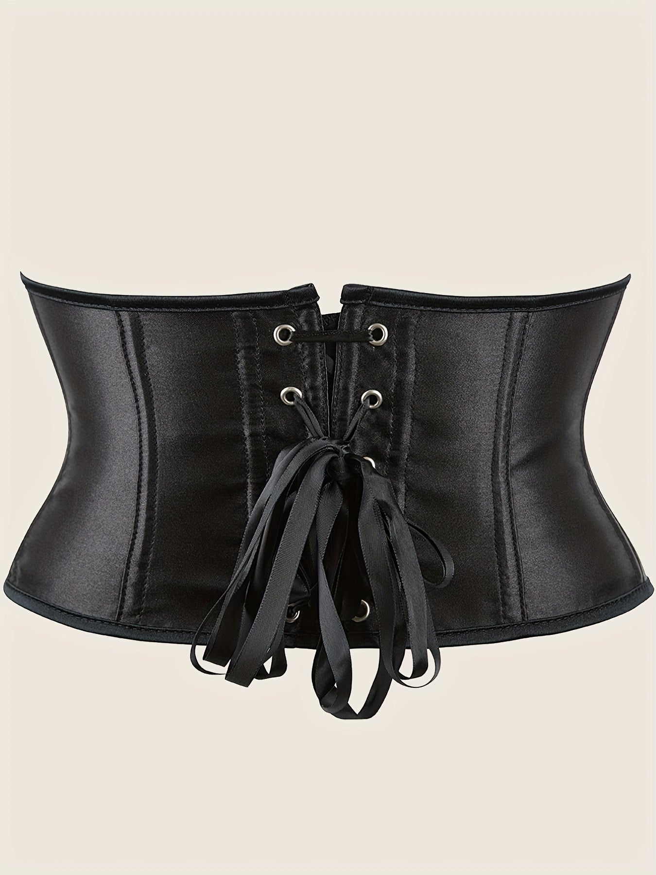 Strapless Corset Bustier Lace Up Body Shaper Women's Lingerie