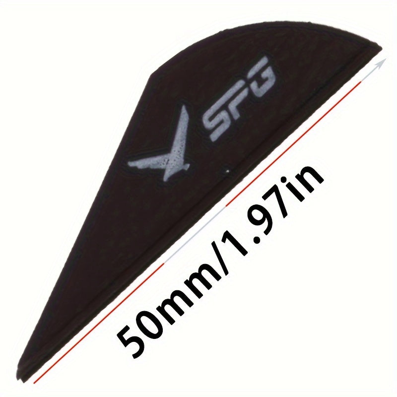 12pcs Archery Arrow Feather Durable Rubber Arrow Feather DIY Multiple Colors