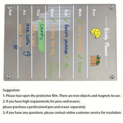3D Magnetic Note Board Acrylic Refrigerator Sticker