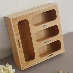 1pc Bamboo Drawer Organizer for Kitchen Bathroom Desk