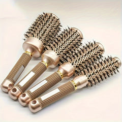 7 Piece Hair Styling Brush Set Boar Bristle Ceramic