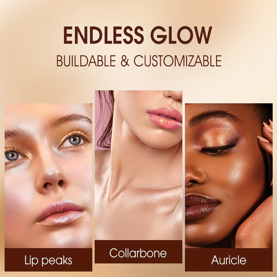 Liquid Sequin Monochrome Earth Tone Glitter Highlighter