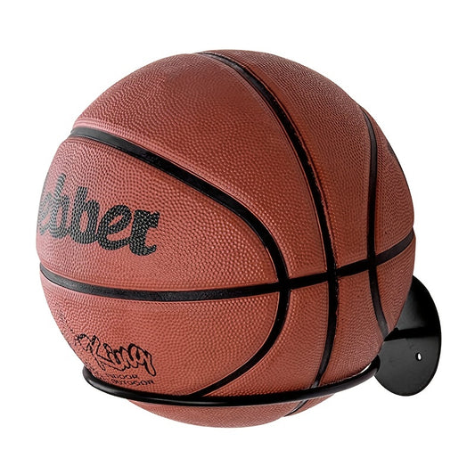Wall Mounted Basketball Storage Rack Iron Ball Holder
