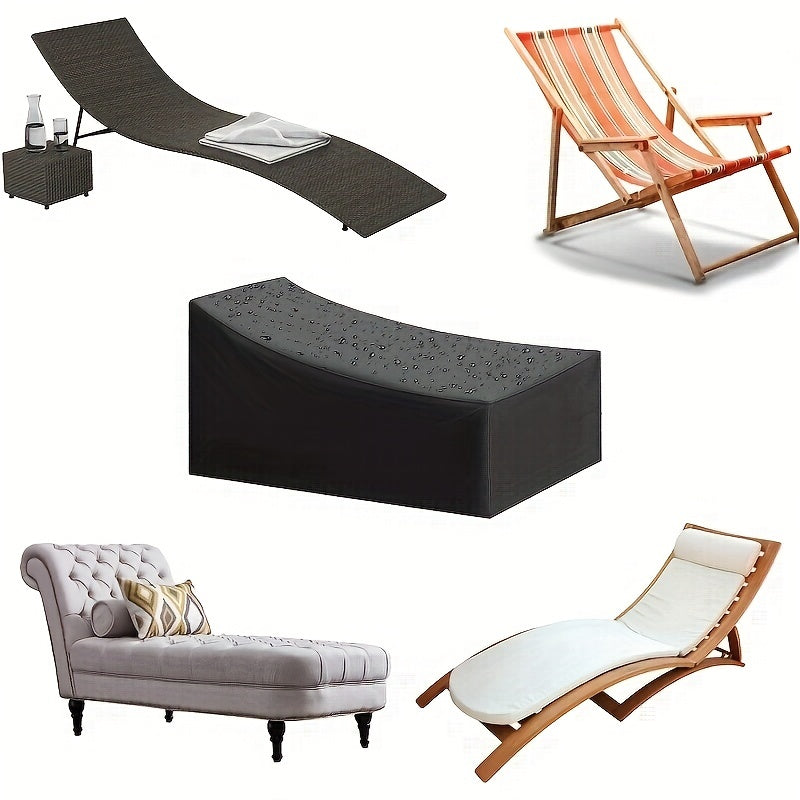 Outdoor Chaise Lounge Cover Waterproof Heavy Duty UV Resistant