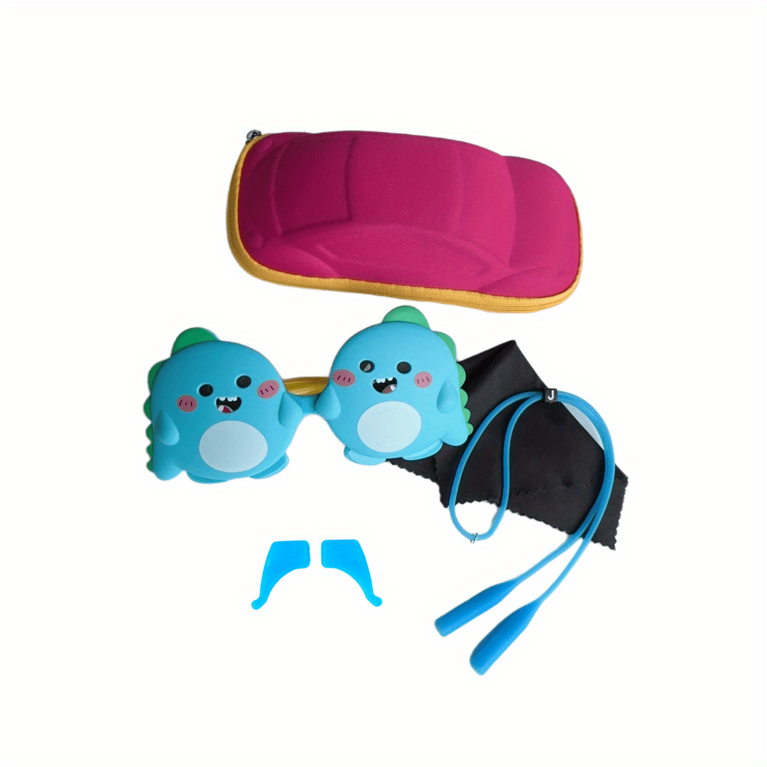 Girls Cartoon Dinosaur Sunglasses UV Protection Kids Accessories