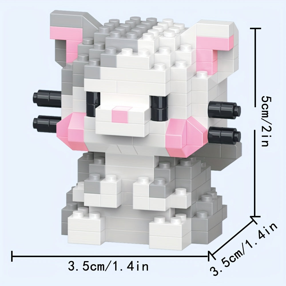 Mini Animal Building Blocks Tiger Koala Reindeer Penguin Fox Rabbi