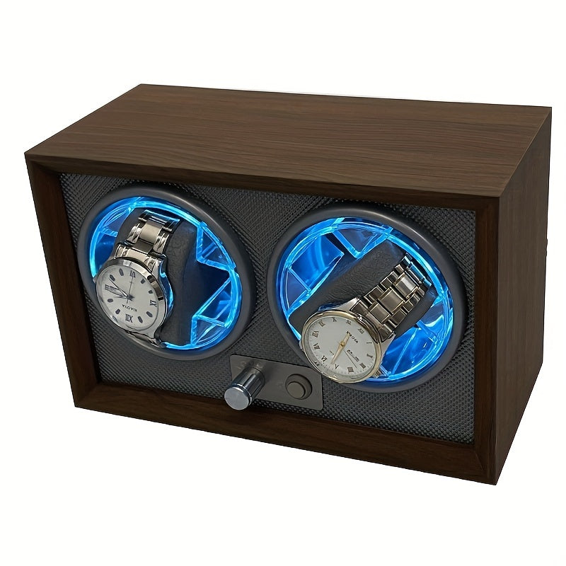 Wood Retro Automatic Watch Winder for Wine Cabinet