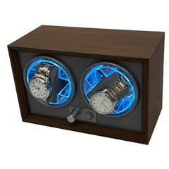 Wood Retro Automatic Watch Winder for Wine Cabinet