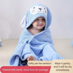 Newborn Baby Monkey Pattern Bath Towel