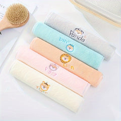 4pcs Soft Absorbent Cotton Face Towels Thickened Bath Towel