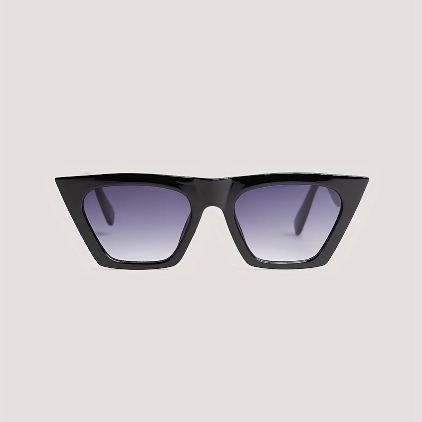 Square Frame Cat Eye Sunglasses Gradient Lens UV400