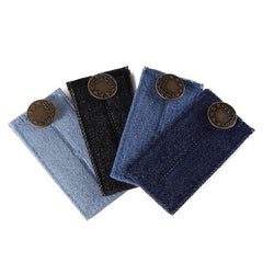 5pcs Elastic Waist Extender for Pants Jeans Trousers Waistband Expander