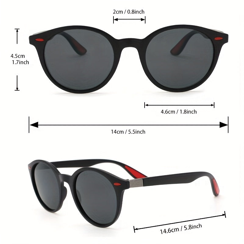Round Sunglasses Casual Anti Glare Glasses UV400