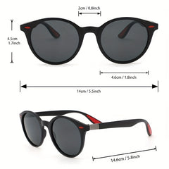 Round Sunglasses Casual Anti Glare Glasses UV400