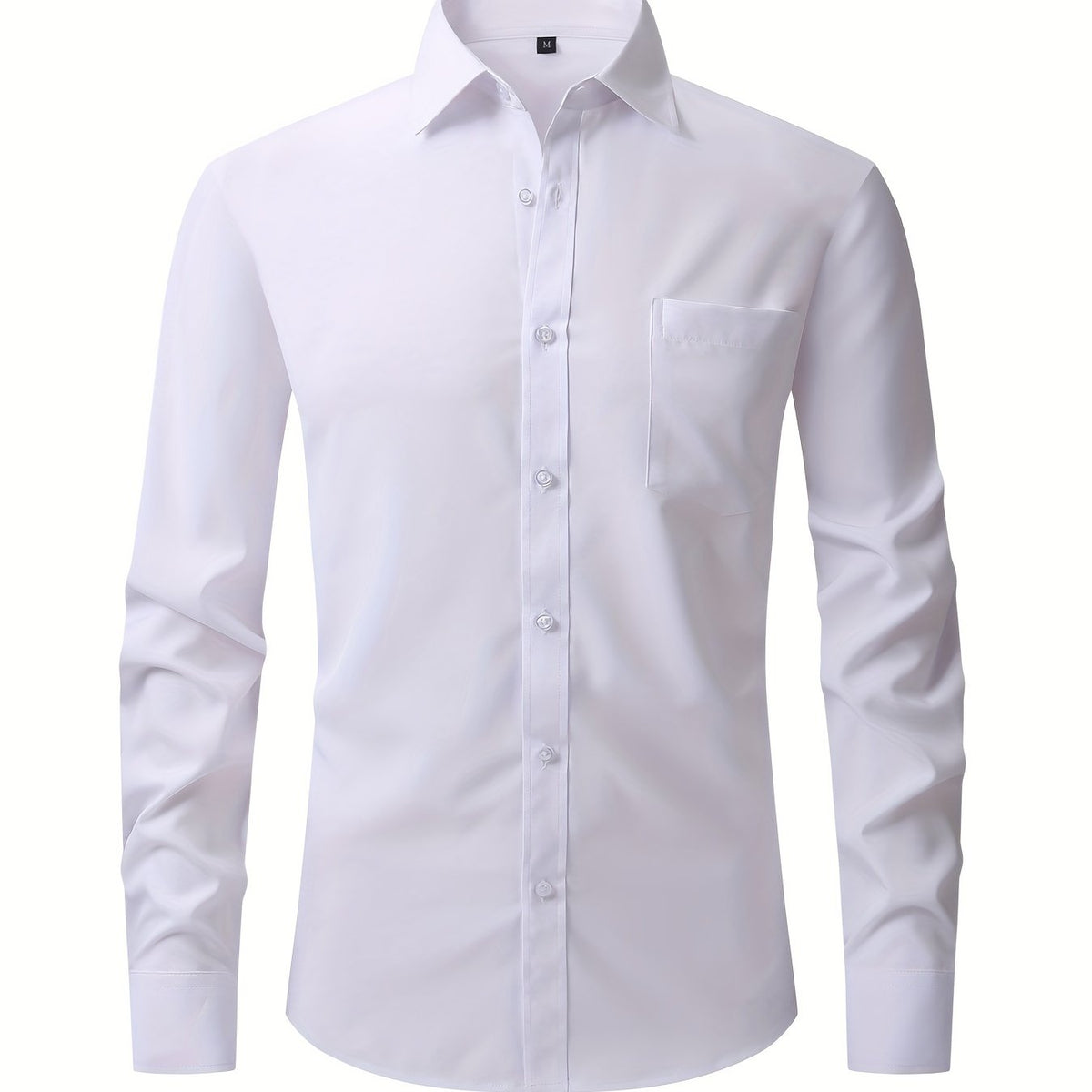 Men's Classic Button Up Shirt With Chest Pocket