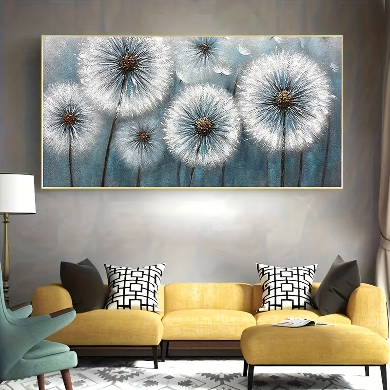 5D Dandelion Flower Diamond Painting Kit - DIY Rhinestone Embroidery Picture